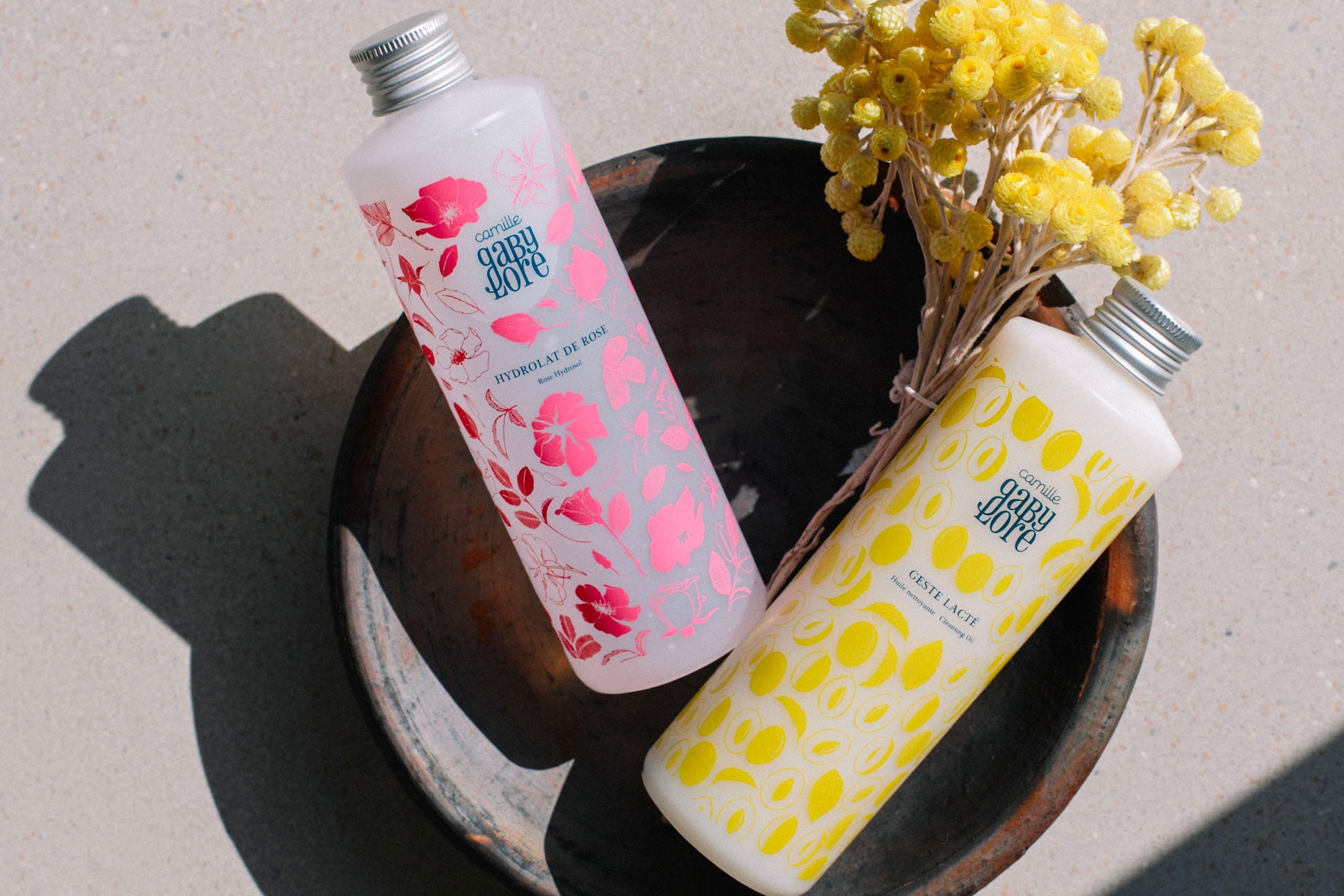 duo hydrolat de rose et geste lactée